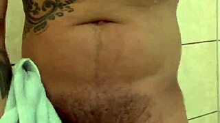 fuddyduddy88 shower first time with monster cock