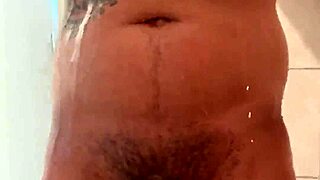 fuddyduddy88 shower first time with monster cock