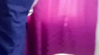 Skinny black slut student gives wet blowjob to small white cock. Young ebony girlfriend sucks interracial friend in couple scene.