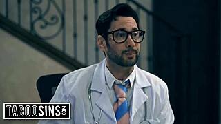 cheating wife lets pervy doctor breed her pussy raw