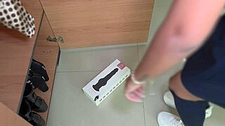 Teen student caught with stepmoms toys in the closet