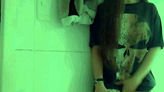 fairy bliss schoolgirl touches herself in bathroom