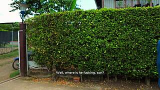 boss arrives at the farm