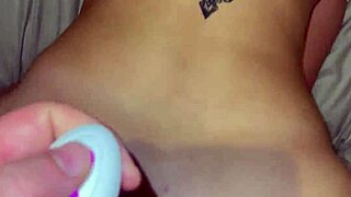 sexy neighbour bends over for toy play