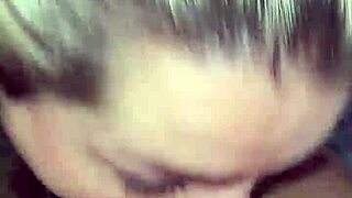 Little bitch sucks it all and gets milk on face