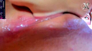 Close Up View Of Pussy Licking