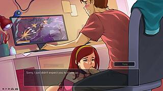Bookworm milf cheats during milfs plaza gameplay part thirteen