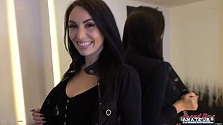 ashley wolf plays with toys in her solo interview