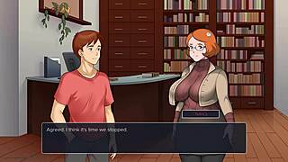 Bookworm milf cheats during milfs plaza gameplay part thirteen