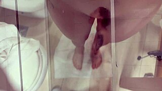 I love being watched sucking dick while my friend was showering in the same bathroom