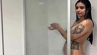 I love being watched sucking dick while my friend was showering in the same bathroom