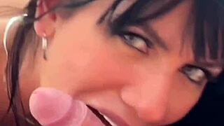 hardcore anal after holidays brunette latina takes it deep in cowgirl and doggy style in pov