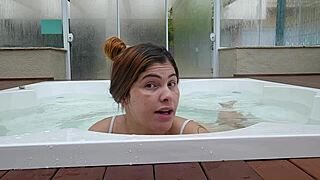 Waiting in hotel jacuzzi for a married man to join