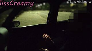 extreme night dogging in public parking with strangers