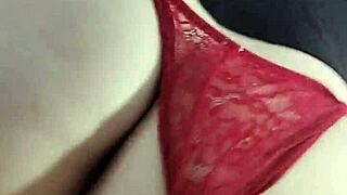 Filmed with my phone she sucks and captivates me with her big juicy ass
