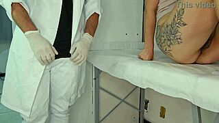 the gynecologist examines and then fucks his cute brazilian patient in the hospital
