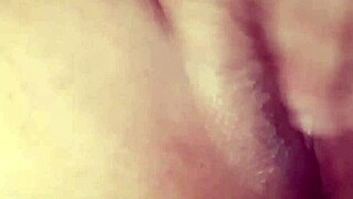 caught my ex masturbating her tight wet pussy then jerked off