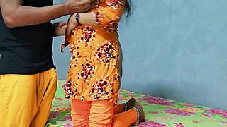 Indian college girl gets fucked by stepbrother after coming home