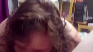 Fat Stepmom Milf With Huge Belly Sucks Before Bed