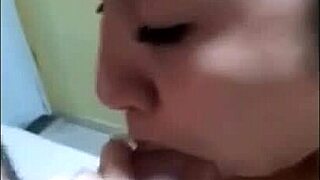 I moaned sucking thick cock