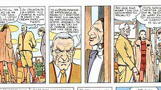el click 1 comic book scene with erotic action