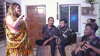 desi russian bhabhi fucked together by all friends hindi audio