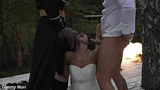 last time with two big cocks before getting married