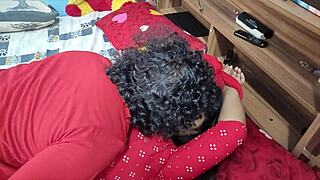 bdsm hands tied blowjob & hard doggy fuck with indian stepsister