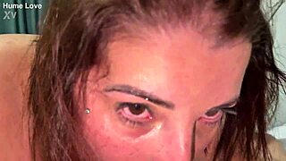 Chubby spanish girl gets ass fucked by three huge cocks