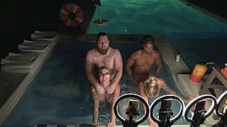 Group Hot Tub Sex With Deliah Grace Nikki Zee