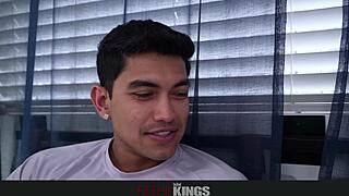 nerdy stepdad gets checked by stepson and girlfriend