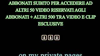 Dickrate del tuo cazzo e joi finch� sborri 10 min