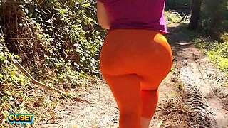 gordita with curves sucks and fucks outside!