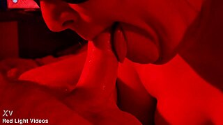 Close Up View Of Hot Blowjob