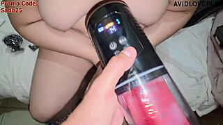 This 4d auto male masturbator from brand avidloveplay makes me cum on her face