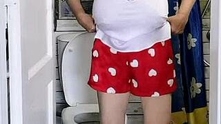 A DAY WITH GRANNY MARIAOLD! Toilet Peeping and Evening JOI Fun!