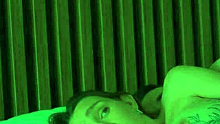 Step Son Touches Step Mom's Tits in Shared Bed, Then She Fucks Him Cowgirl