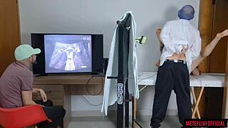Suami cuckold bawa istri ke dokter kandungan rahasia buat pemeriksaan ultrasound intim
