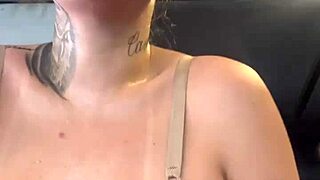 I went to the gym in just a bra, bodybuilders stared, I got horny, my white pants got wet from my pussy