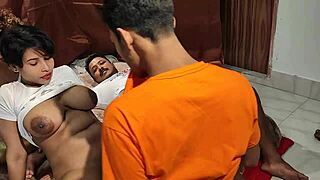 Lanet olsun! Vahşi HD Aksiyonda Dörtlü Sikiş!