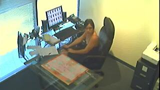 Office Slut Caught Fingering Wet Pussy On Hidden Cam