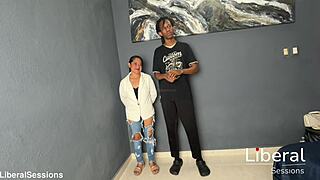 man this petite chica's first time with a black monster cock feels insane