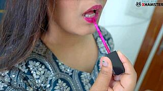 newlywed wife endures painful loud moans during intense 69 fuck in hindi