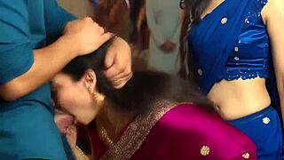 bride's sisters slobber deep on monster cocks at wedding