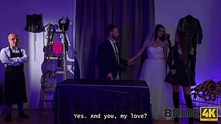 Oh Honey the Wedding Currency Changed to Monster Cocks Pounding Bride's Shaved Pussy!