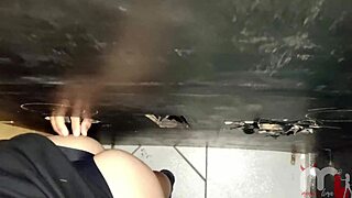 i sucked hung black cock at gloryhole and swallowed hot cum