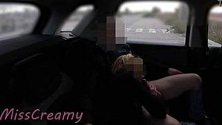 Wanna watch me dog my slut wife and student doggystyle in public lot?