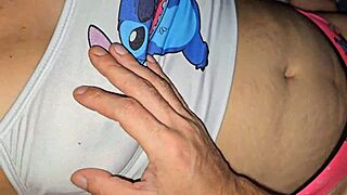Desi stepdaughter's puffy tight pussy tempted for cash fingering domination