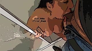 Soraya Carioca’s Damp Bad Scene I Animert Tegneserie