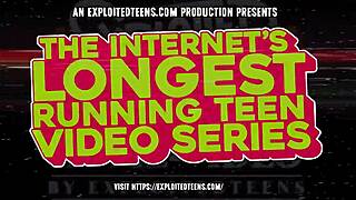 Denna 4 fot 9 latinska tjejs fantastiska tuttar slarvigt BJ! 😍